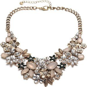 FSMILING Antique Gold Necklace for Women